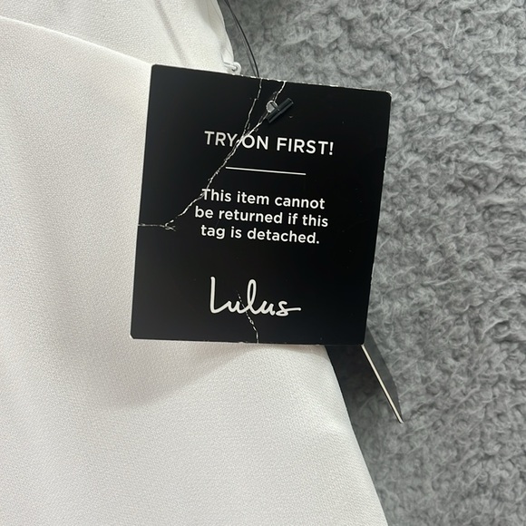 NWT Lulus Iced latte white shift dress size S - Picture 2 of 10